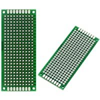 Los mejores  - ARCELI 10PCS (3 x 7 cm) Placa PCB Universal de Doble Cara de prototipos Placa de Circuito Panel de circuitos para…